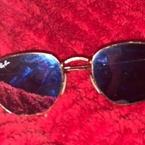 Ray-Ban Gold Frame Sunglasses
